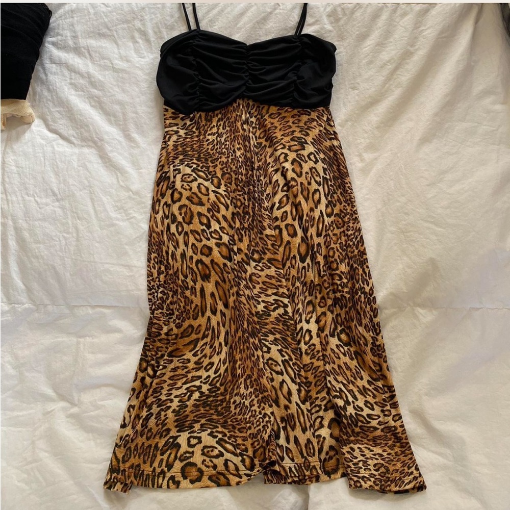 Mini Cheetah Y2K dress